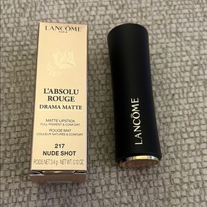 Lancôme L’Absolu Rouge Drama Matte Lipstick color Nude Shot 217